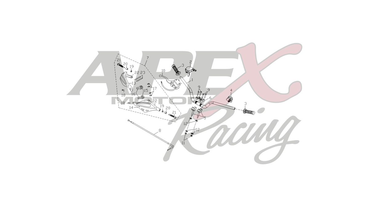 PMF10 - #10 Front Master Cylinder Assembly