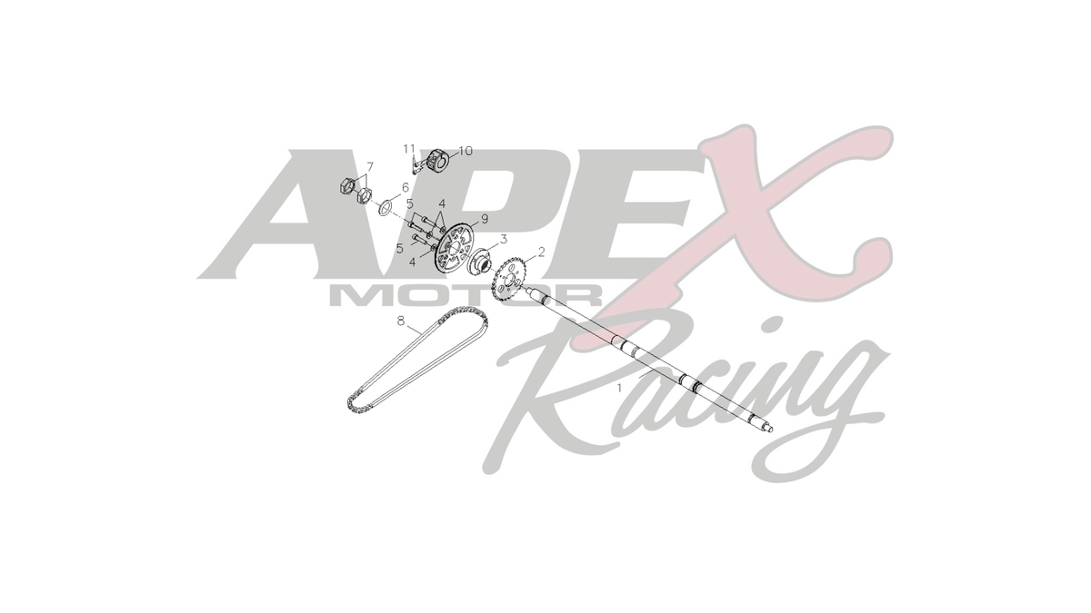 PMF11 - #1 Wheel Axle