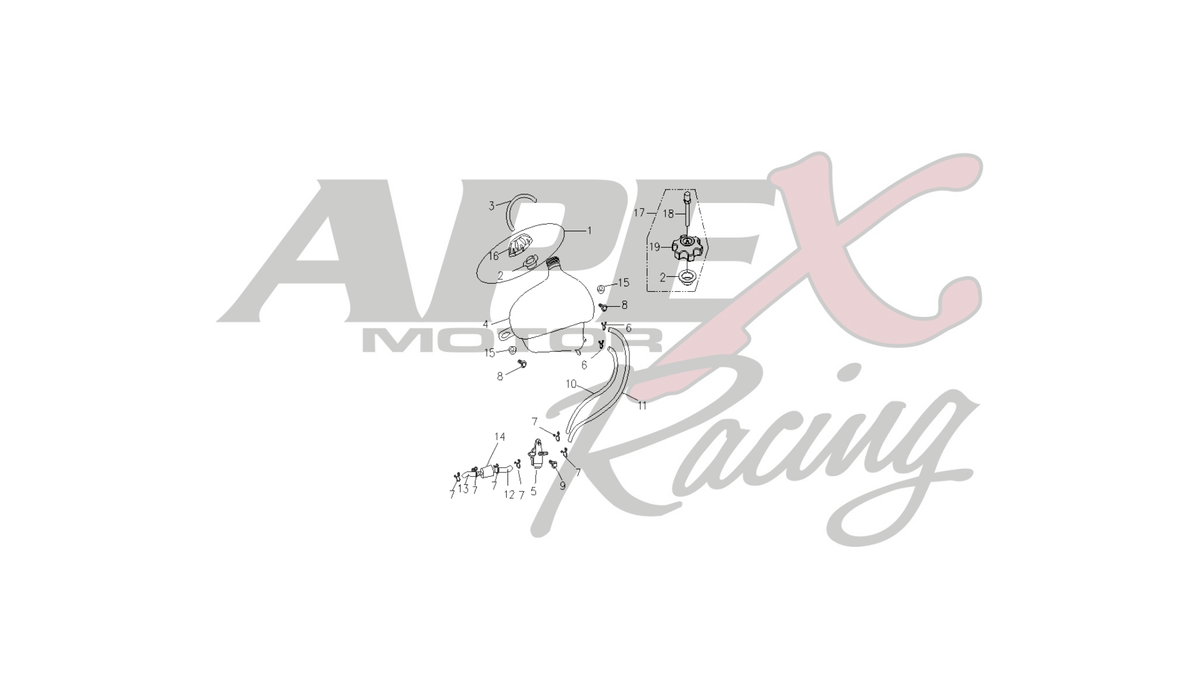 PMF12 - #1 Fuel Tank Cap Assembly