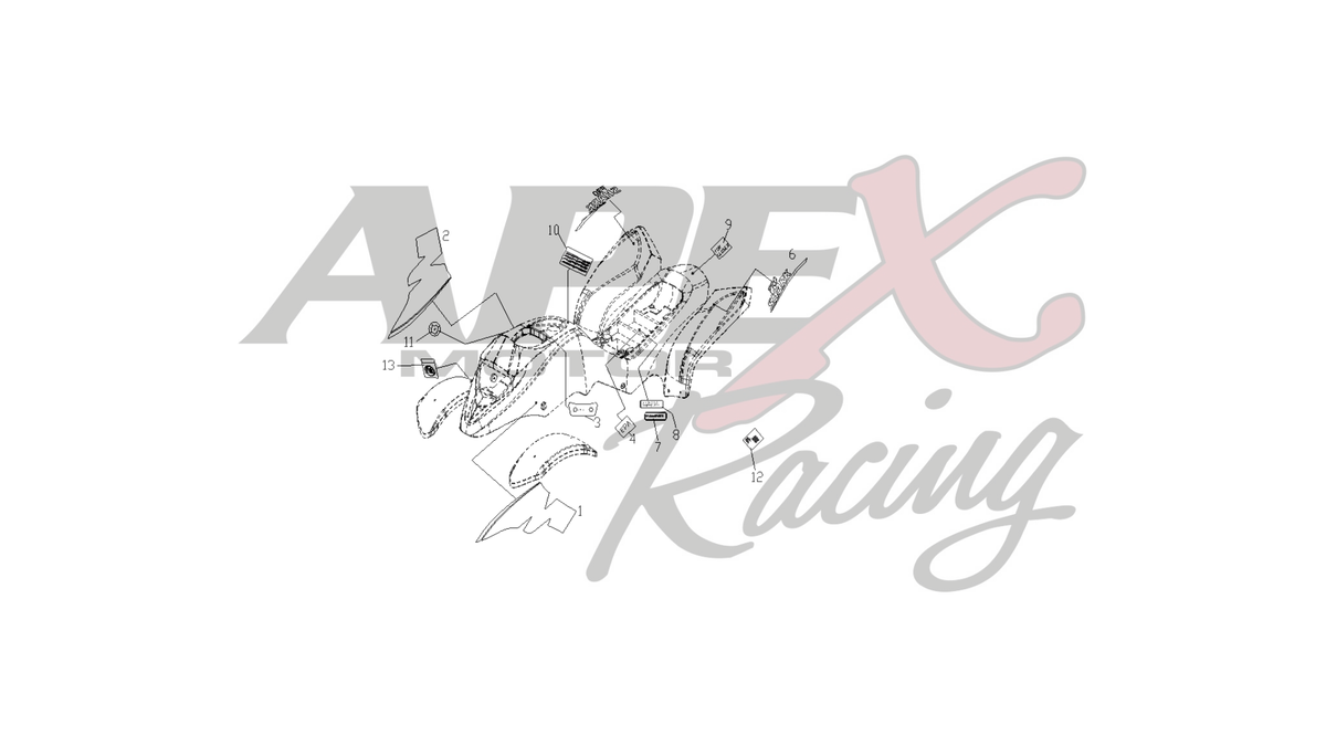 Warning Labels Racing PMF16B - #9 Racing Warning Label – APEXATV